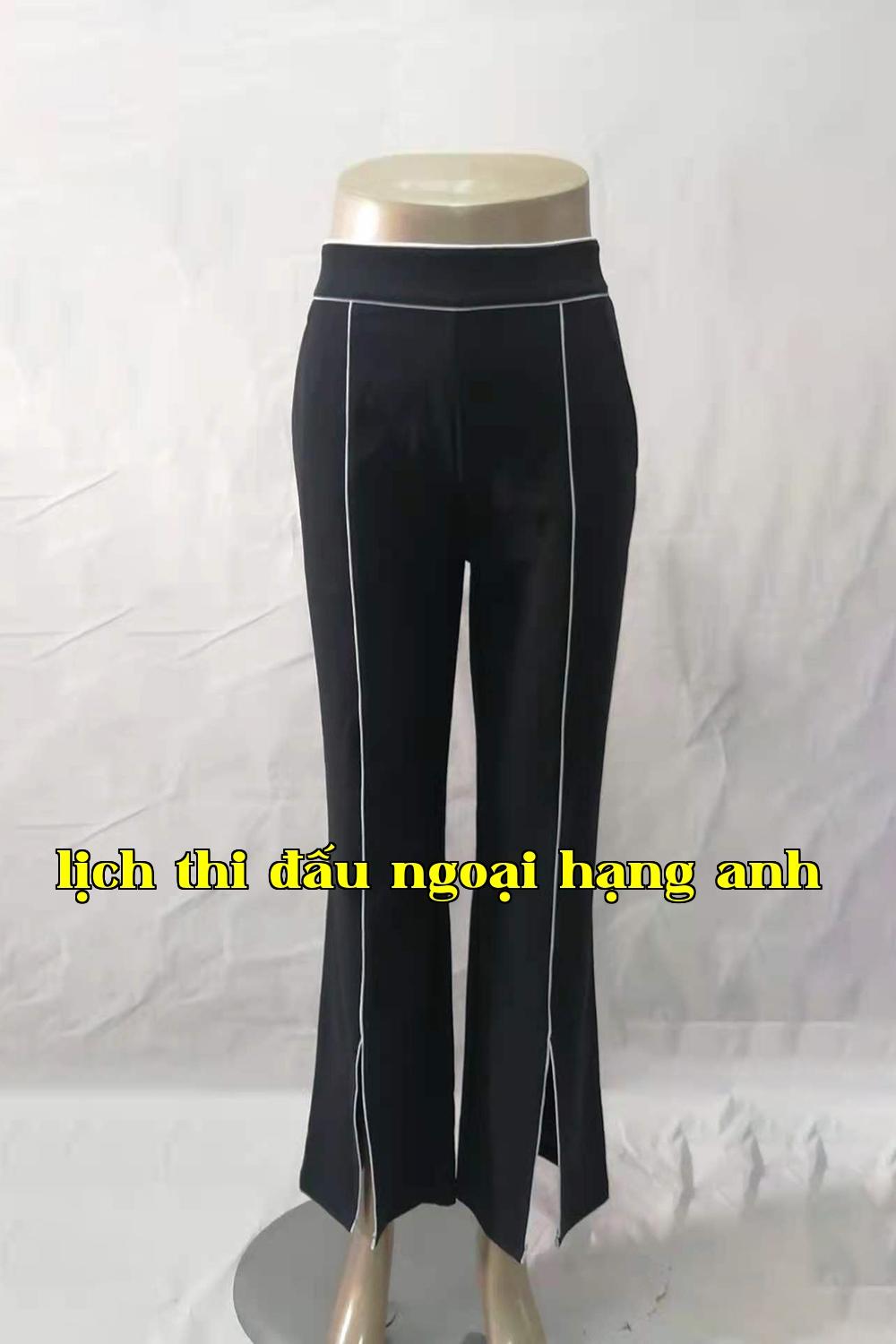 Quần dài sọc đen